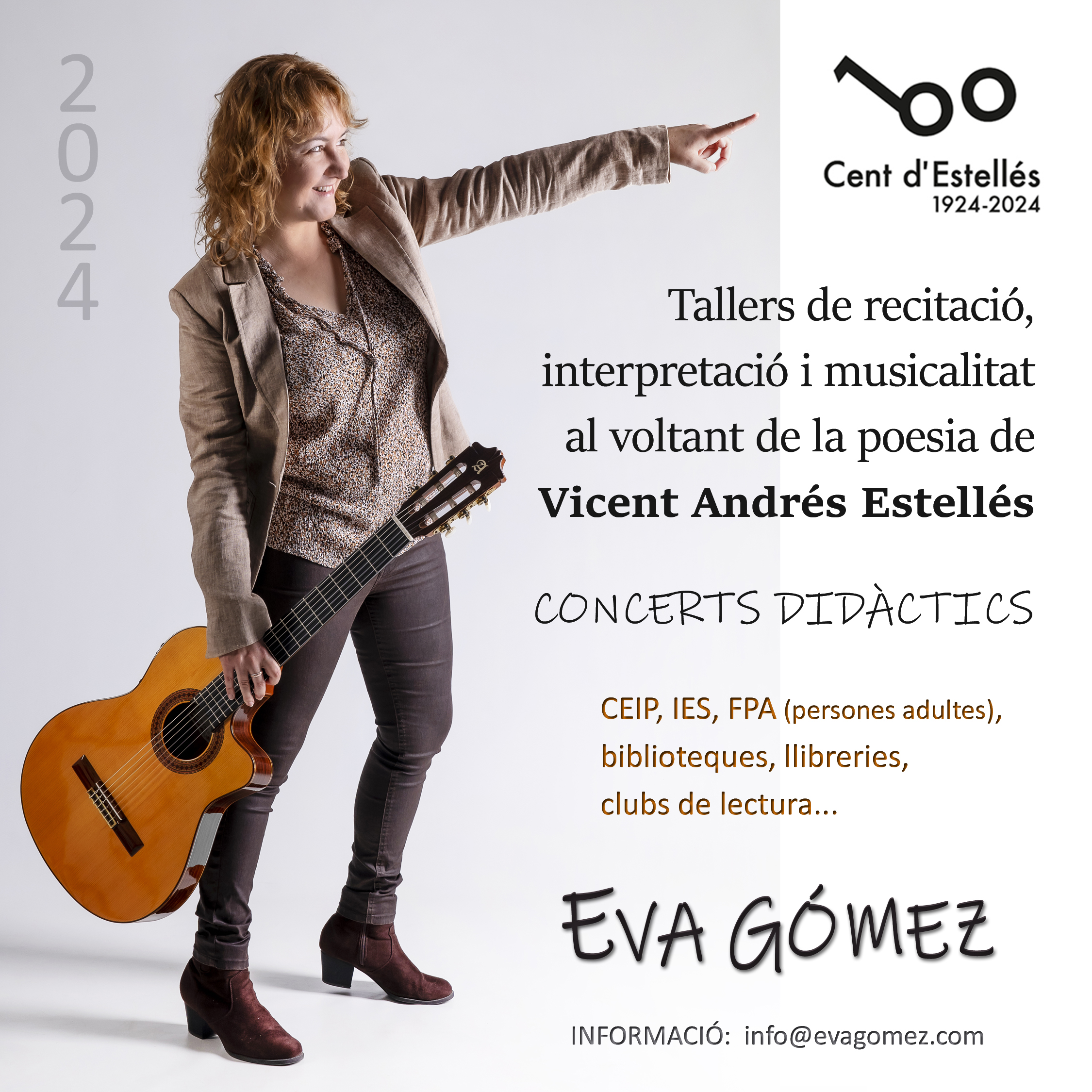 Talles al voltant d'Estellés a Almenara a partir del dia 20 de març