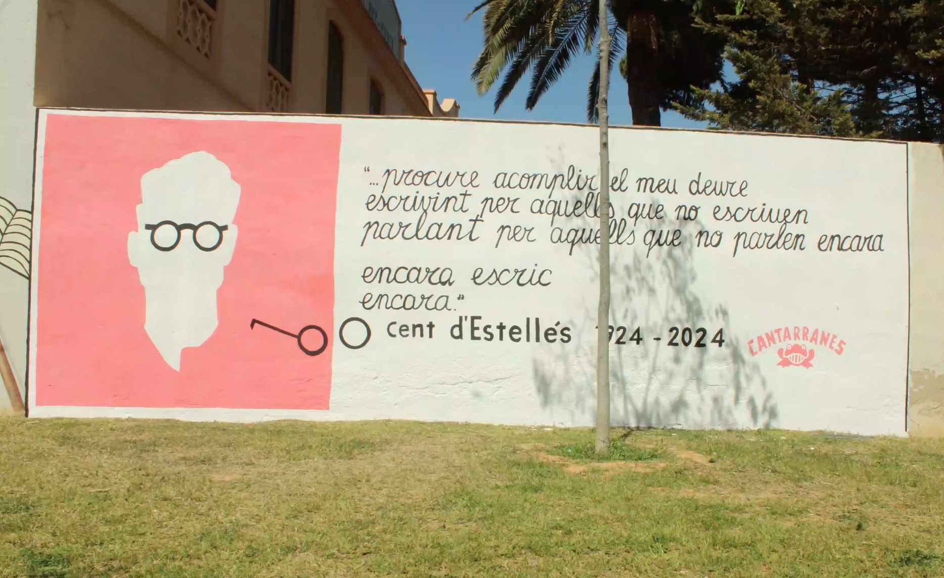 Mural Cent d'Estellés a Benimàmet