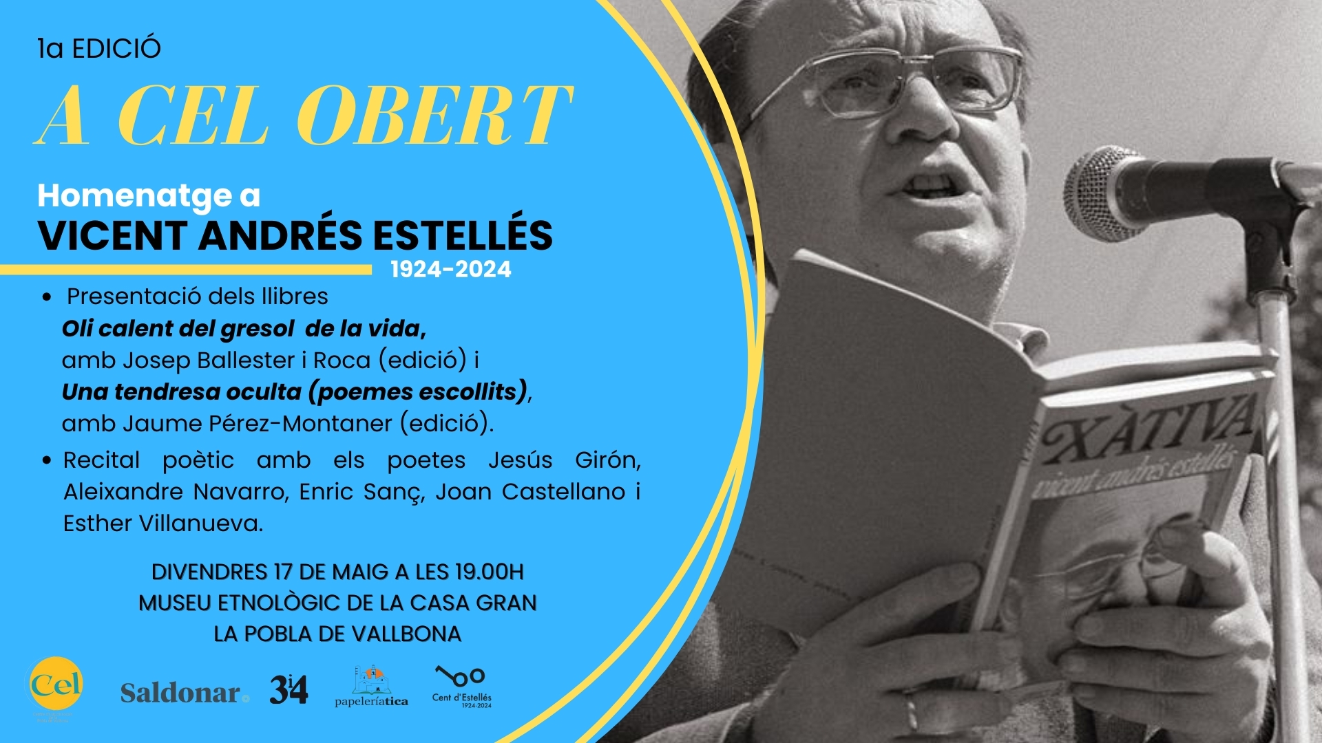 'A cel obert' a La Pobla de Vallbona 17/05/2024