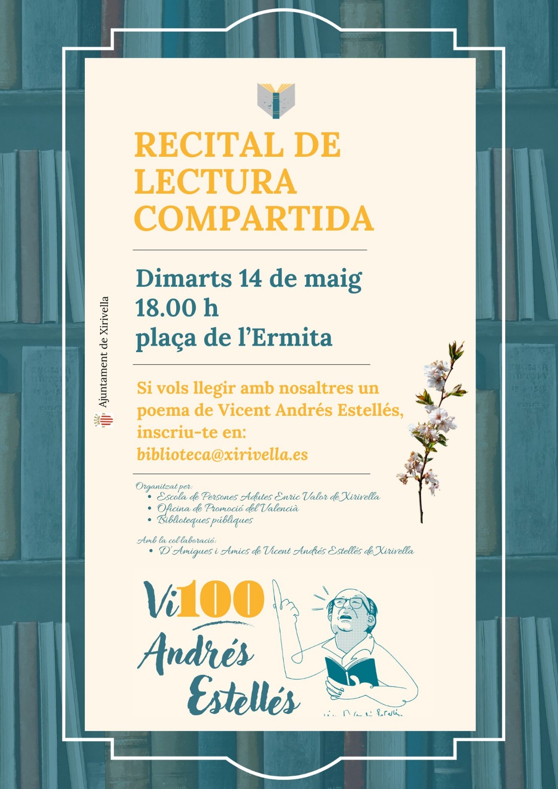 Recital de lectura compartida a Xirivella 14/05/2024