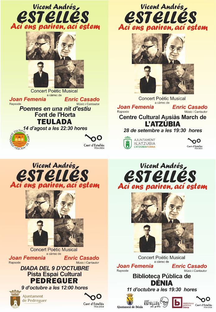 Pròximes actuacions 'Ací ens pariren, ací estem'