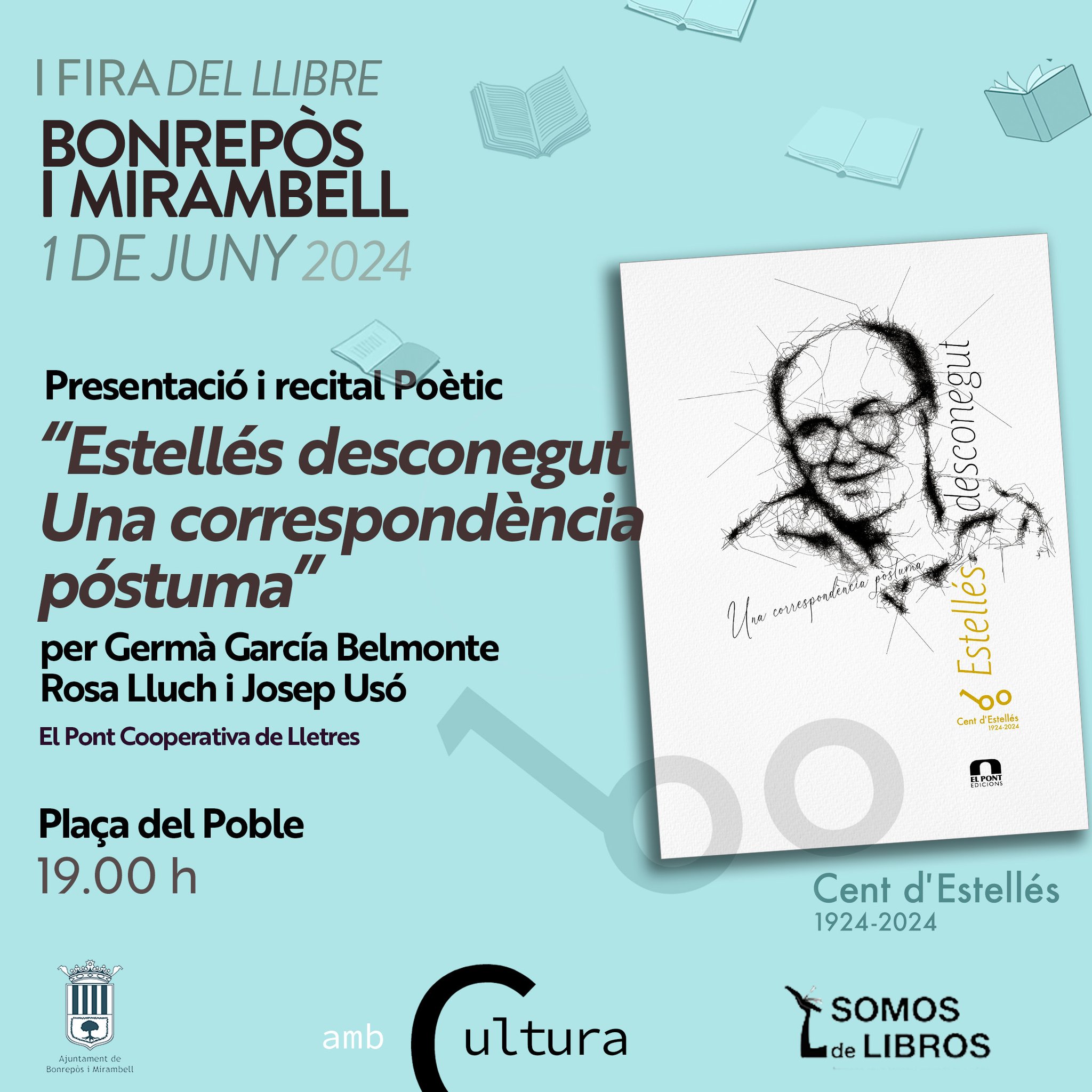 Presentació i recital poètic 'Estellés desconegut. Una correspondència póstuma' a Bonrepòs i Mirambell 01/06/2024
