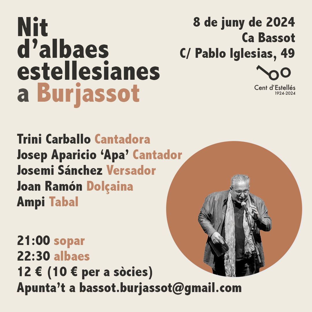 Nit d'albaes estellesianes a Burjassot 08/06/2024