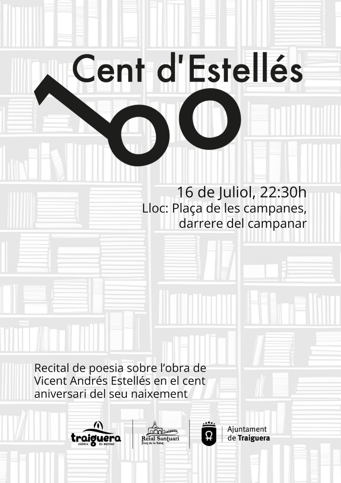 Recital de poesia a Traiguera 16/07/2024