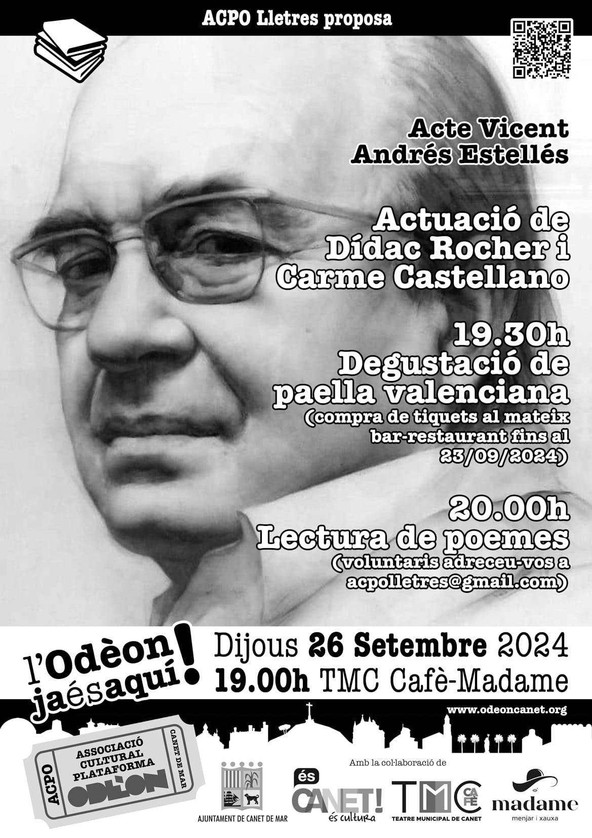 Acte Vicent Andrés Estellés a Canet de Mar 30/08/2014
