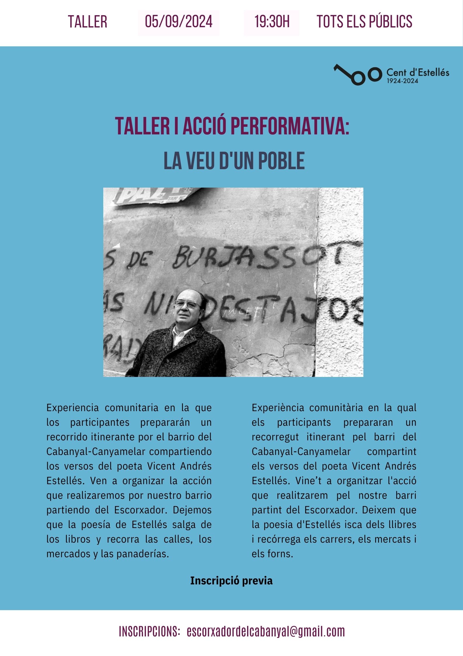 Taller i acció peformativa a València 05/09/2024