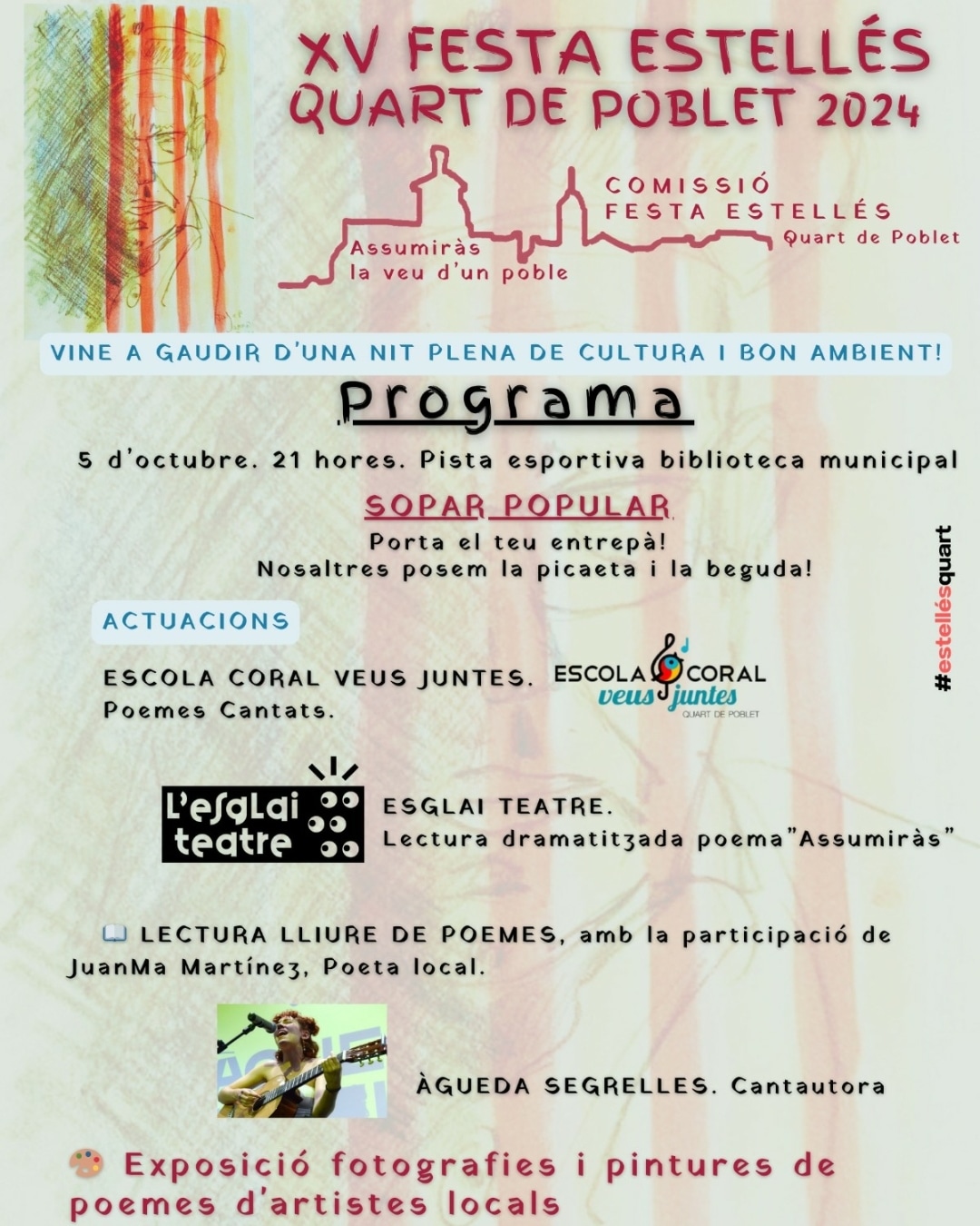 XV Festa Estellés a Quart de Poblet 05/10/2024